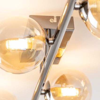 Brilagi - LED plafondlampa MILLA 4xG9/3W/230V svart krom/guld