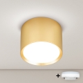 BRILAGI - LED RGB+CCT dimbar spotarmatur SMOOTH 1xGX53/14W/230V 60x82 mm 2700-6500K Wi-Fi Tuya guld