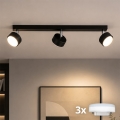 BRILAGI - LED RGB+CCT Dimbart spotarmatur MONO 3xGX53/14W/230V 2700-6500K Wi-Fi Tuya svart