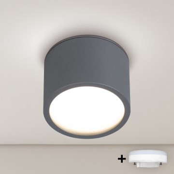 BRILAGI - LED RGB+CCT Dimmbar badrumsspot SMOOTH1xGX53/14W/230V 60x82 mm 2700-6500K Wi-Fi Tuya antracit IP54