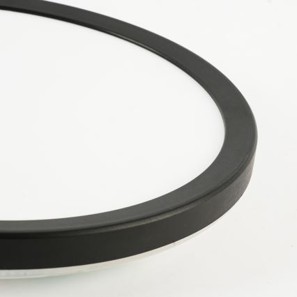 Brilagi - LED RGBW dimbar taklampa ULTRA SLIM LED/18W/230V 2700–6500K Ø 30 cm svart + fjärrkontroll