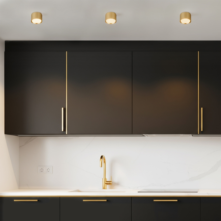 BRILAGI - LED RGB+CCT dimbar spotarmatur SMOOTH 1xGX53/14W/230V 60x82 mm 2700-6500K Wi-Fi Tuya guld