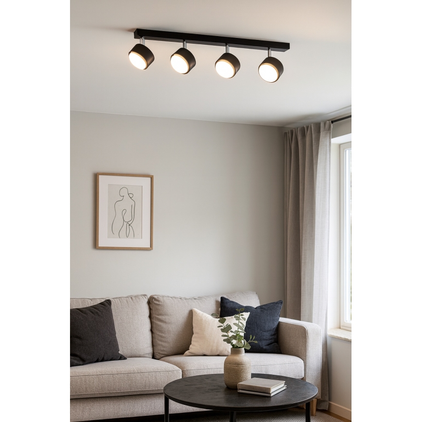 BRILAGI - LED RGB+CCT dimbar spotlight MONO 4xGX53/14W/230V 2700-6500K Wi-Fi Tuya svart