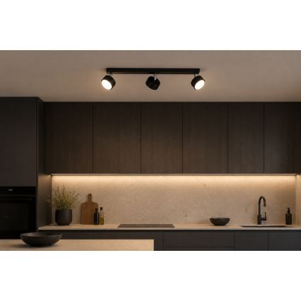 BRILAGI - LED RGB+CCT Dimbart spotarmatur MONO 3xGX53/14W/230V 2700-6500K Wi-Fi Tuya svart