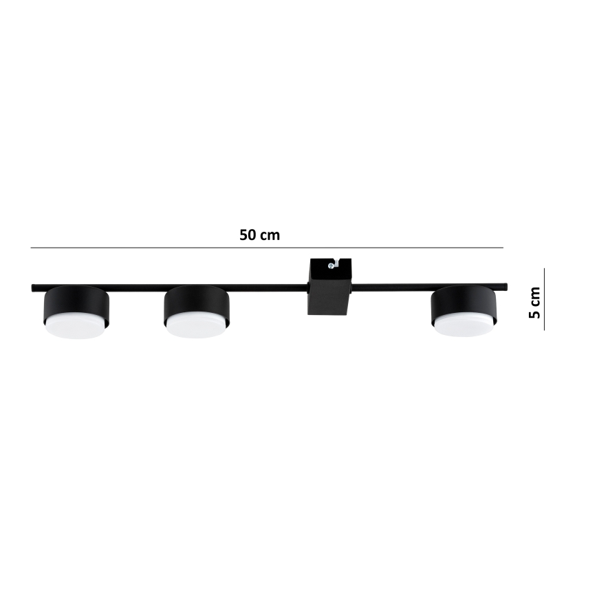 BRILAGI - LED RGB+CCT dimbart downlight MONO 3xGX53/14W/230V 2700-6500K Wi-Fi Tuya svart