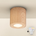 Brilagi - LED RGBW dimbar badrumsarmatur MIA 1xGU10/4,8W/230V 3000K 84x80 mm ekdekor IP44 + fjärrkontroll