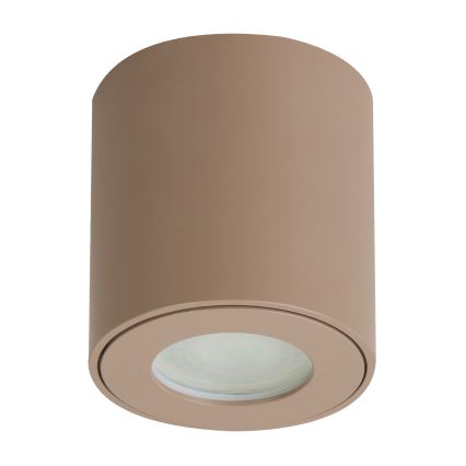 Brilagi - LED RGBW dimmbar badrumsarmatur MIA 1xGU10/4,8W/230V 3000K 84x80 mm beige IP54 + fjärrkontroll