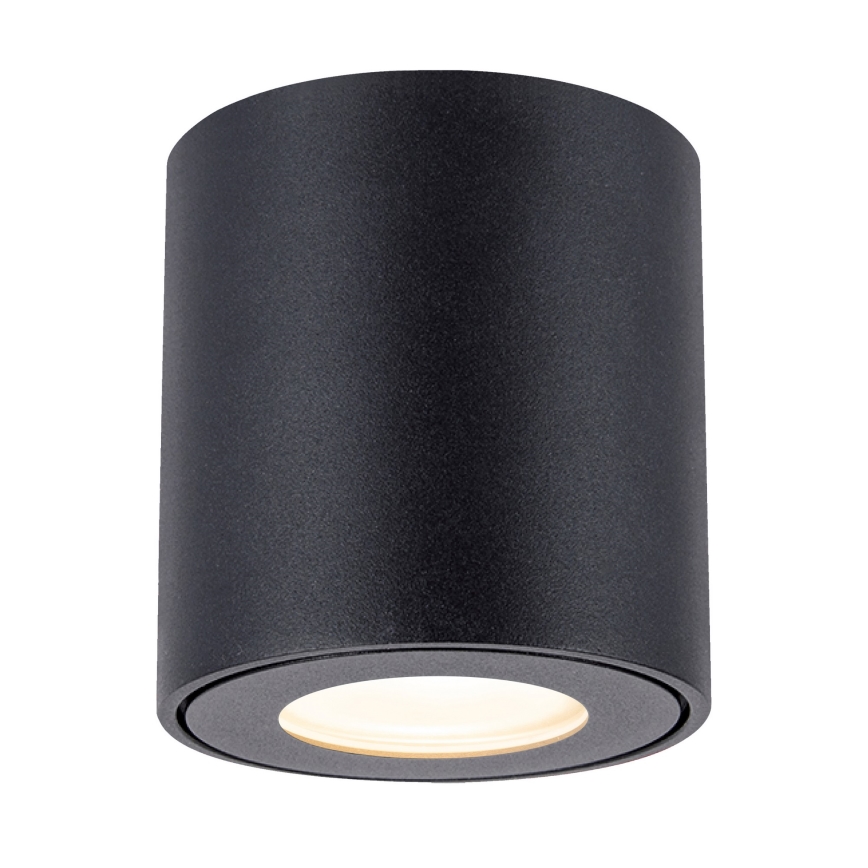 Brilagi - LED RGBW dimbar badrumsarmatur MIA 1xGU10/4,8W/230V 3000K 84x80 mm svart IP54 + fjärrkontroll