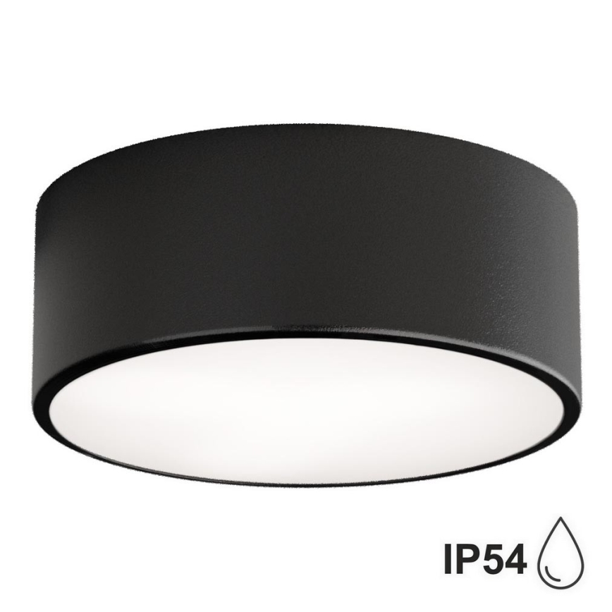 Brilagi - LED RGBW dimbar taklampa för badrum CLARE 1xE27/9W/230V 2700-6500K Ø 20 cm IP54 Wi-Fi svart