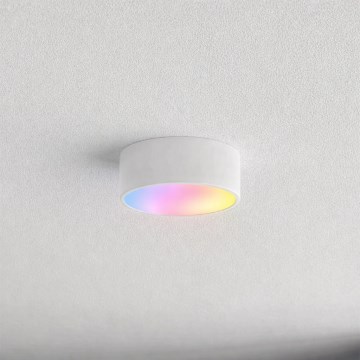 Brilagi - LED RGBW dimbar badrumstaklampa CLARE 1xE27/9W/230V 2700-6500K Ø 20 cm IP54 Wi-Fi vit