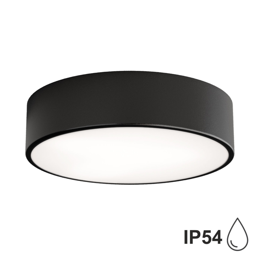 BRILAGI - LED RGBW dimbar badrumstaklampa CLARE 2xE27/12W/230V 2700–6500 K Ø 30 cm IP54 Wi‑Fi svart
