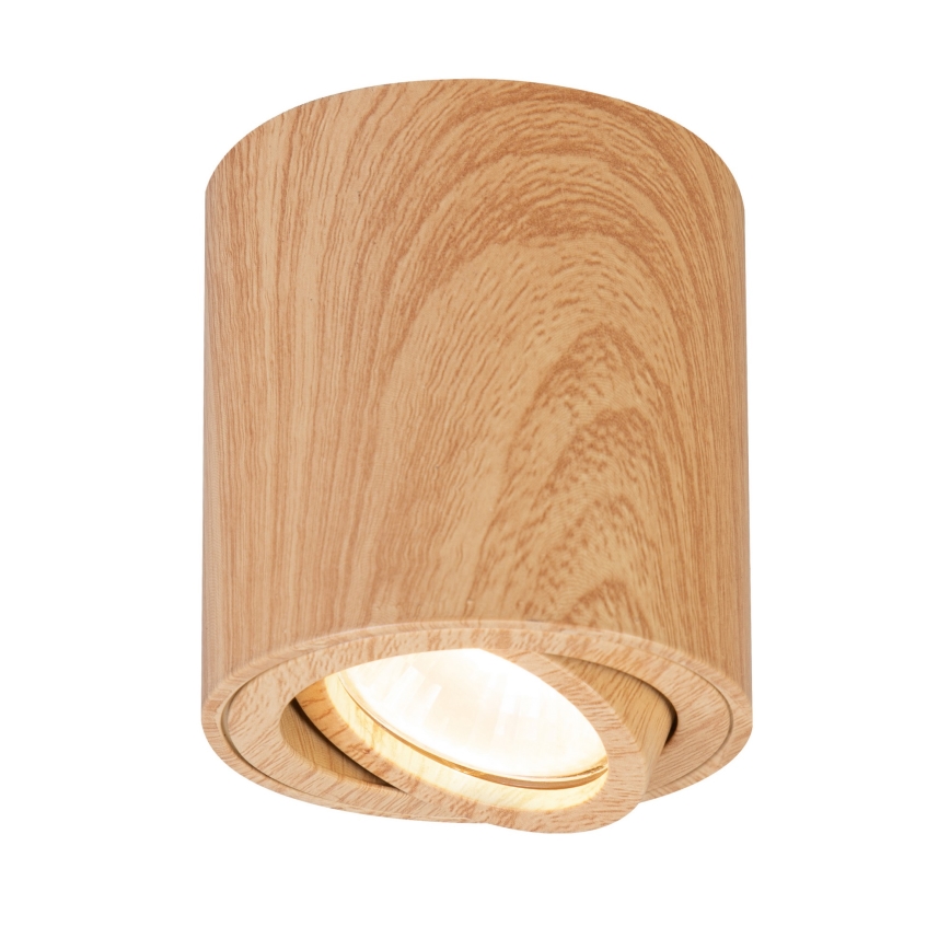 Brilagi - LED RGBW dimbar spotlight MIA 1xGU10/4,8W/230V 3000K 84x80 mm brun + fjärrkontroll