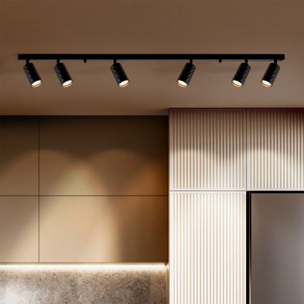 Brilagi - LED RGBW dimbart spotlight SELE DIAMANT 6xGU10/6,5W/230V 2700-6500K Wi-Fi svart