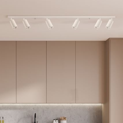 Brilagi - LED RGBW dimbar spotlampa SELE DIAMANT 6xGU10/6,5W/230V 2700-6500K Wi-Fi vit