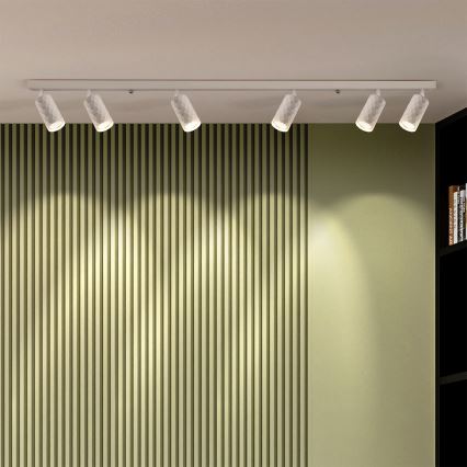 Brilagi - LED RGBW dimbar spotlampa SELE DIAMANT 6xGU10/6,5W/230V 2700-6500K Wi-Fi vit