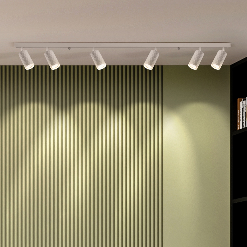 Brilagi - LED RGBW dimbar spotlampa SELE DIAMANT 6xGU10/6,5W/230V 2700-6500K Wi-Fi vit