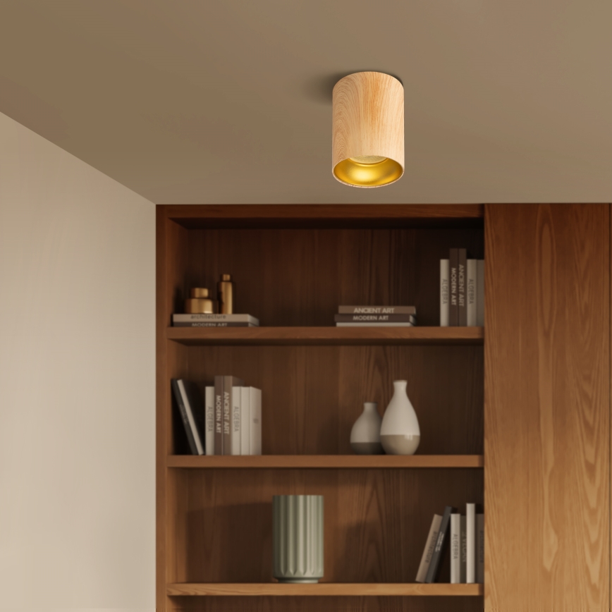 Brilagi - LED RGBW dimbar spotlight TRINE 1xGU10/4,8W/230V 3000K ekdekor + fjärrkontroll
