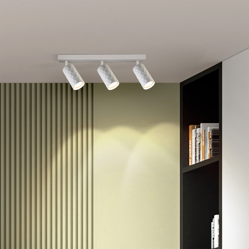 Brilagi - LED RGBW dimbar spotlight SELE DIAMANT 3xGU10/6W/230V 3000K Wi-Fi vit