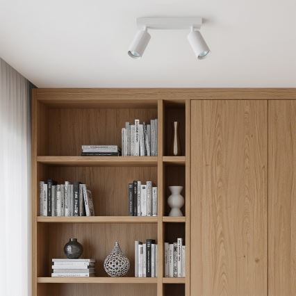 Brilagi - LED RGBW dimmbar spotlight SELE MODERN 2xGU10/6W/230V 3000K vit + fjärrkontroll