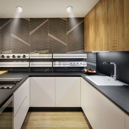 Brilagi - LED RGBW dimbar spotarmatur MIA 1xGU10/30W/230V 3000K Wi-Fi 84x80 mm vit