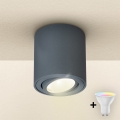 Brilagi - LED RGBW dimbar spotlampa MIA 1xGU10/4,8W/230V 3000K 84x80 mm antracit + fjärrkontroll