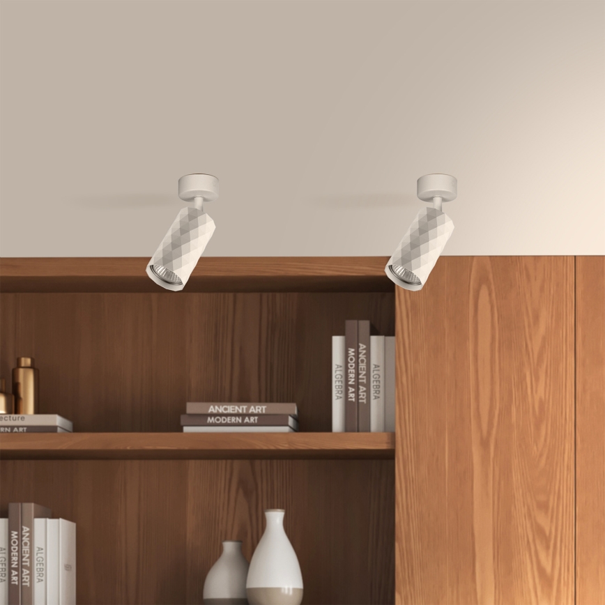 Brilagi - Dimmbar LED RGBW-spotarmatur SELE DIAMANT 1xGU10/4,8W/230V 3000K vit + fjärrkontroll
