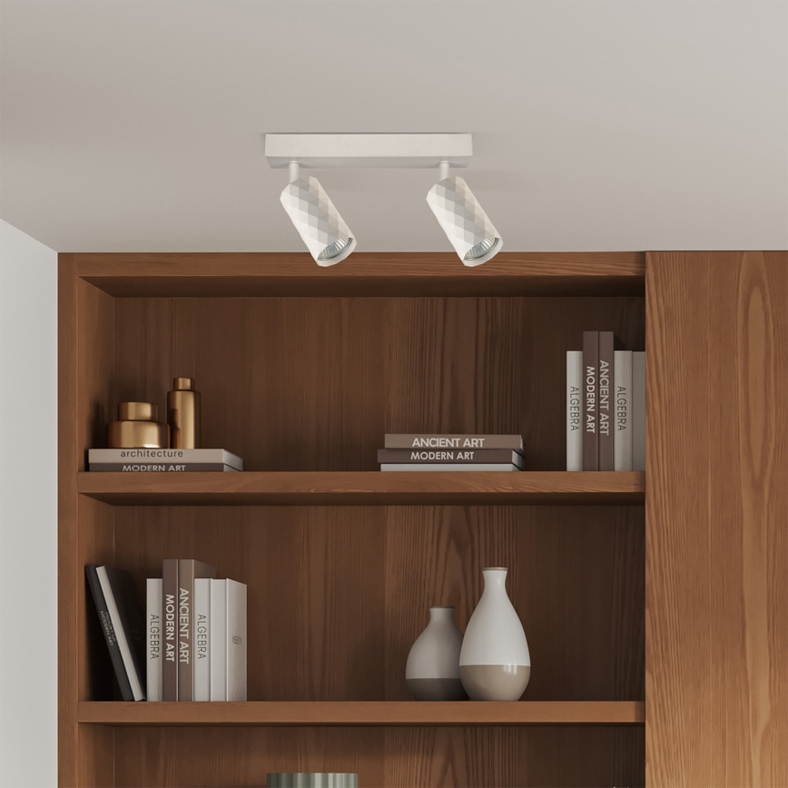 Brilagi - LED RGBW dimbar spotlight SELE DIAMANT 2xGU10/6W/230V 3000K vit + fjärrkontroll