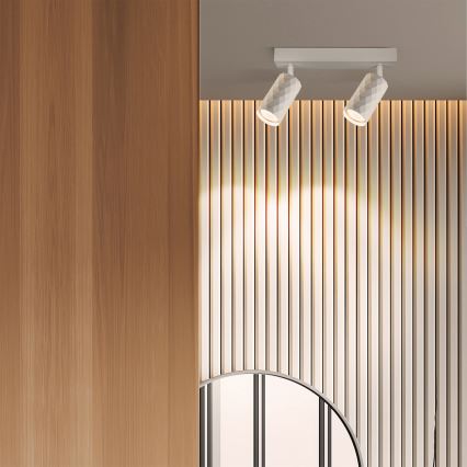 Brilagi - LED RGBW dimbar spotlight SELE DIAMANT 2xGU10/6W/230V 3000K vit + fjärrkontroll