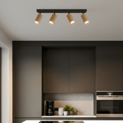Brilagi - LED RGBW dimmbar spotlight SELE MODERN 4xGU10/4,8W/230V 3000K guld + fjärrkontroll