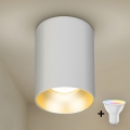 Brilagi - LED RGBW dimbar spotlampa TRINE 1xGU10/30W/230V 2700-6500K Wi-Fi vit/guld