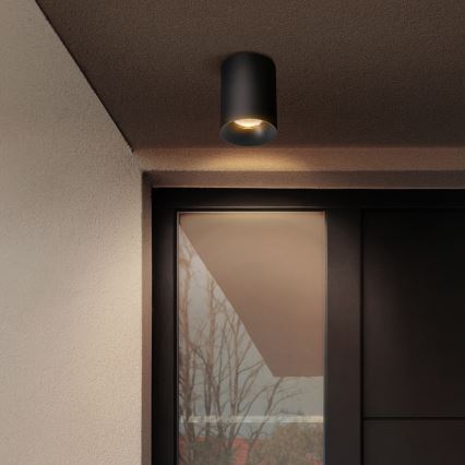 Brilagi - LED RGBW dimbar spotlight TRINE 1xGU10/4,8W/230V 3000K svart + fjärrkontroll