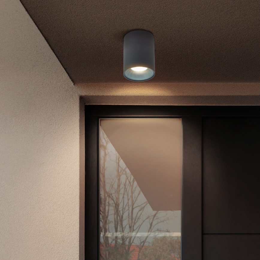 Brilagi - LED RGBW dimbart spotlight TRINE 1xGU10/6W/230V 3000K antracit + fjärrkontroll