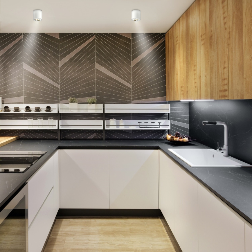 Brilagi - LED RGBW Dimbart spotlight MIA 1xGU10/30W/230V 2700-6500K Wi-Fi 84x80 mm vit