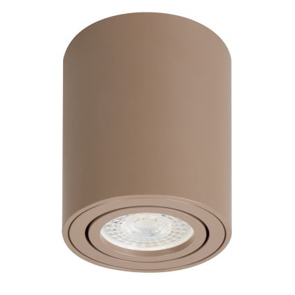 Brilagi - LED RGBW Dimbart spottarmatur MIA 1xGU10/4,8W/230V 3000K 100x80 mm beige + fjärrkontroll