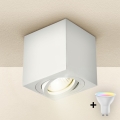 Brilagi - LED RGBW dimbar spotlight MIA 1xGU10/4,8W/230V 3000K 84x80 mm vit + fjärrkontroll
