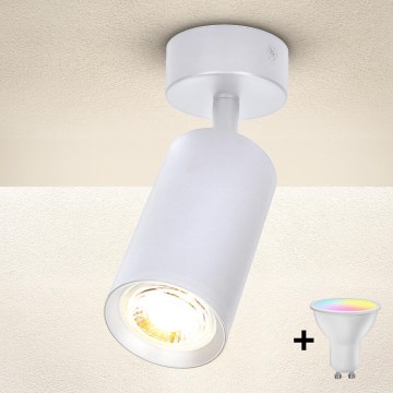 Brilagi - LED RGBW dimbar spotlight SELE 1xGU10/6,5W/230V 2700-6500K vit