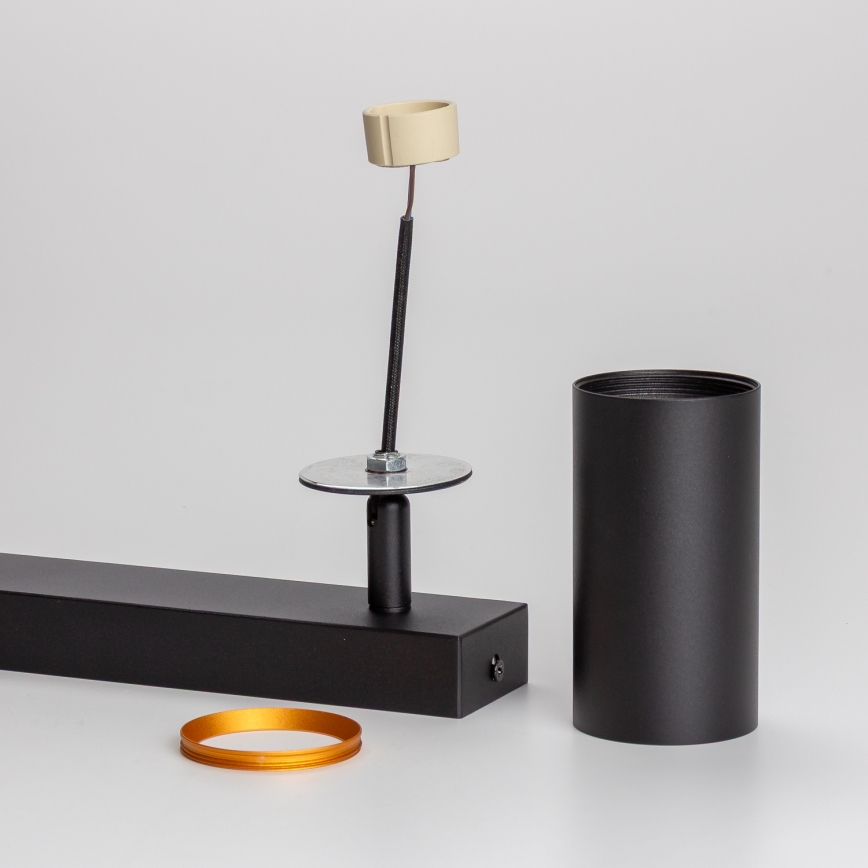 Brilagi - LED RGBW dimbar spotlight SELE 2xGU10/4,8W/230V 3000K svart/guld + fjärrkontroll