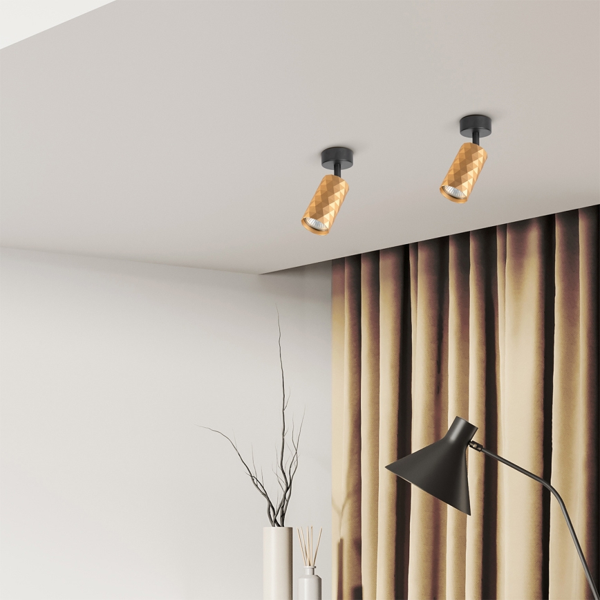 Brilagi - LED RGBW dimbar spot SELE DIAMANT 1xGU10/4,8W/230V guld + fjärrkontroll