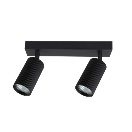 Brilagi - Dimbart LED RGBW-spot SELE MODERN 2xGU10/4,8W/230V 3000K svart + fjärrkontroll