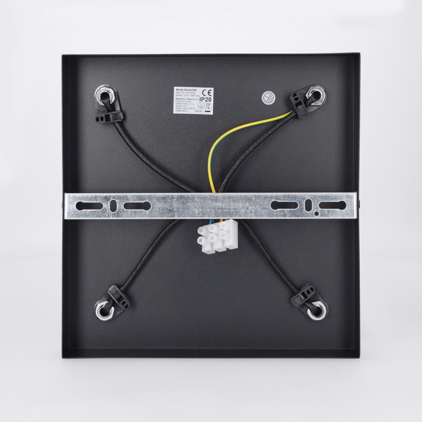 BRILAGI - LED RGBW Dimbar spotlight SELE SQUARE 4xGU10/6,5W/230V 2700-6500K svart/guld