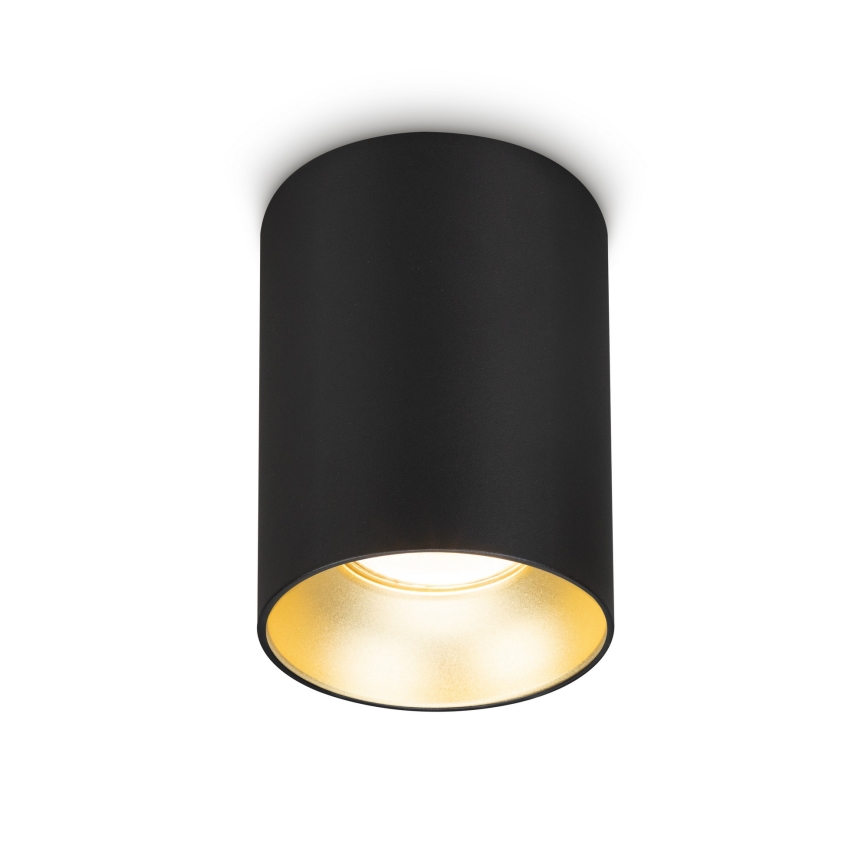Brilagi - LED RGBW dimbar spotlampa TRINE 1xGU10/4,8W/230V 3000K svart/guld + fjärrkontroll