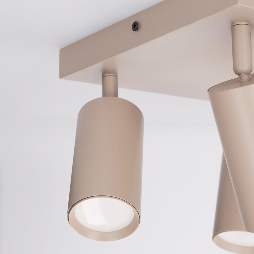 BRILAGI - LED RGBW dimmbar spotlight SELE SQUARE 4xGU10/6,5W/230V 2700-6500K beige