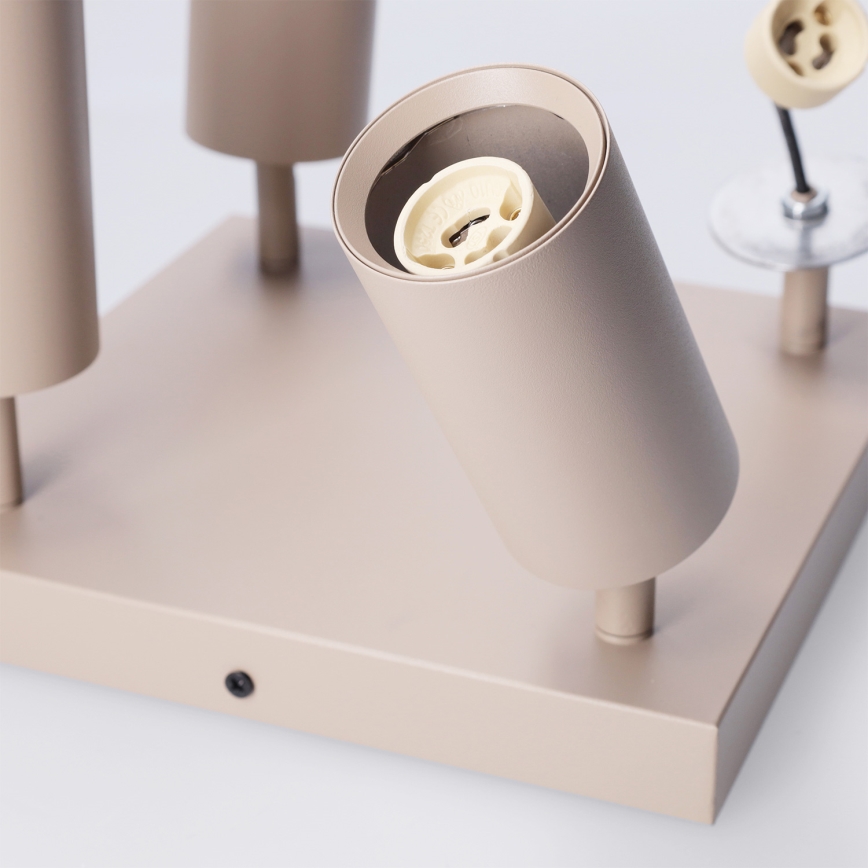 BRILAGI - LED RGBW dimmbar spotlight SELE SQUARE 4xGU10/6,5W/230V 2700-6500K beige
