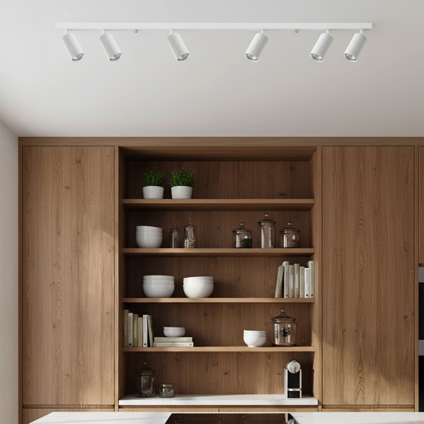 Brilagi - LED RGBW dimbar spotlight SELE MODERN 6xGU10/6,5W/230V 2700-6500K Wi-Fi vit