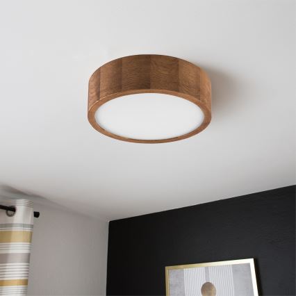 Brilagi - LED RGBW dimbar taklampa CARVALHO 1xE27/9W/230V 2700-6500K Wi-Fi ek Ø 27,5 cm