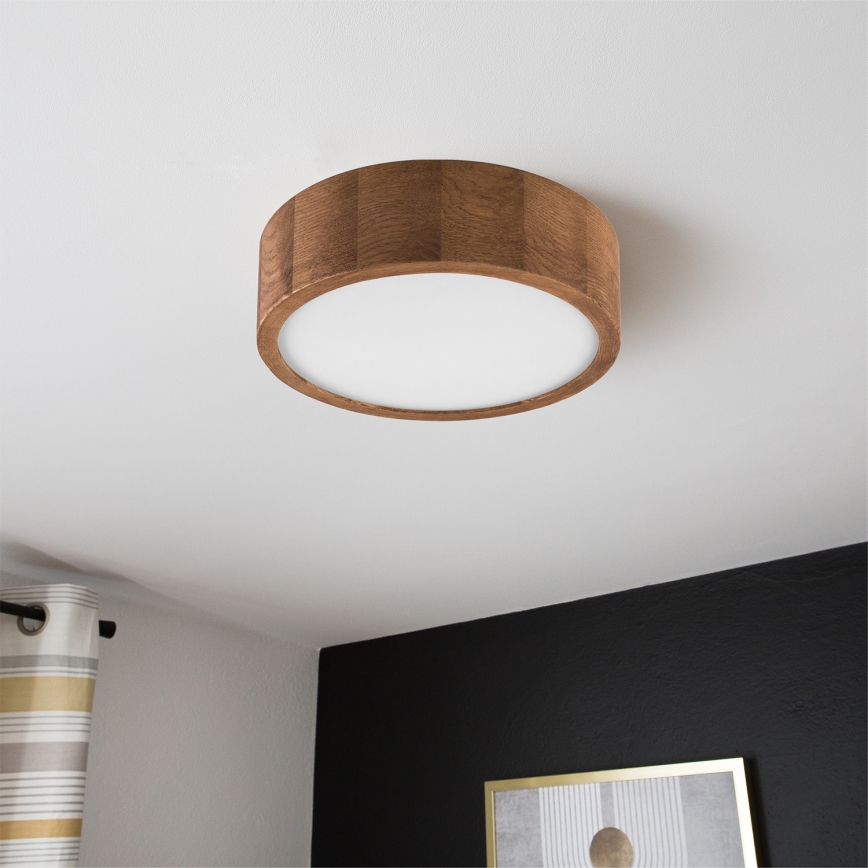 Brilagi - LED RGBW dimbar taklampa CARVALHO 1xE27/9W/230V 2700-6500K Wi-Fi ek Ø 27,5 cm