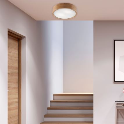 Brilagi - LED RGBW dimbar taklampa CARVALHO 2xE27/15W/230V 2700–6500K Wi-Fi ek Ø 37,5 cm