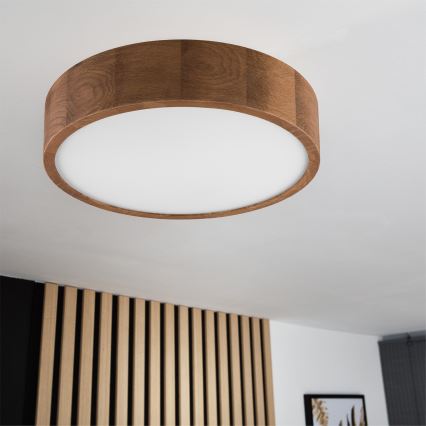 Brilagi - LED RGBW Dimbar taklampa CARVALHO 2xE27/9W/230V 2700-6500K Wi-Fi ek Ø 37,5 cm