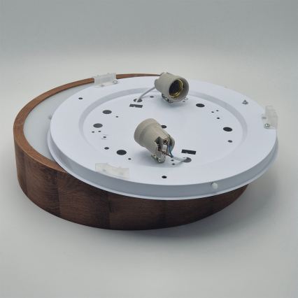 Brilagi - LED RGBW Dimbar taklampa CARVALHO 2xE27/9W/230V 2700-6500K Wi-Fi ek Ø 37,5 cm