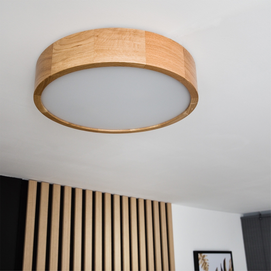 Brilagi - LED RGBW dimbar taklampa CARVALHO 2xE27/9W/230V 2700–6500K Wi-Fi ek Ø 37,5 cm